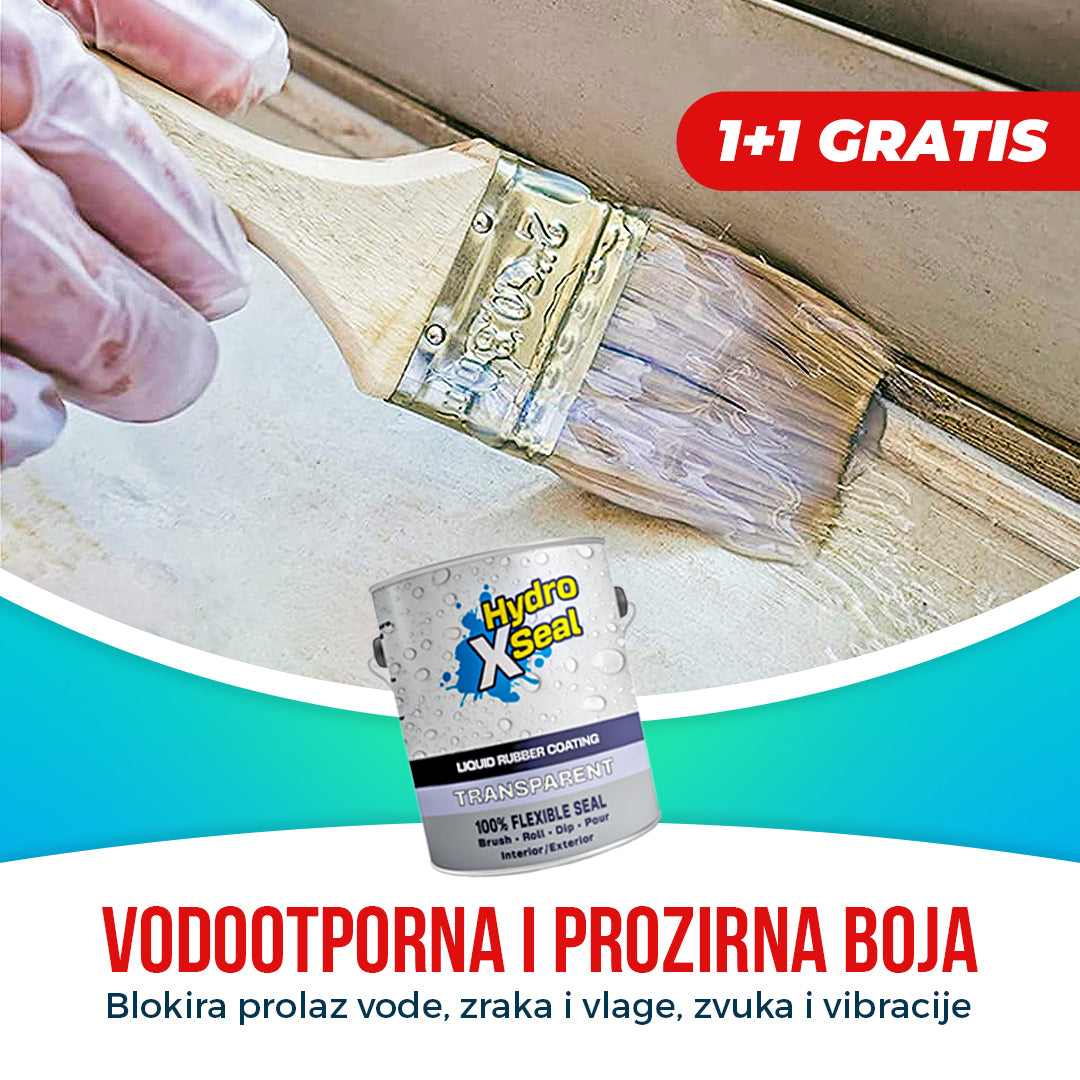 Tekuća guma prozirna - Vodonepropusno brtvilo 1 + 1 Besplatno